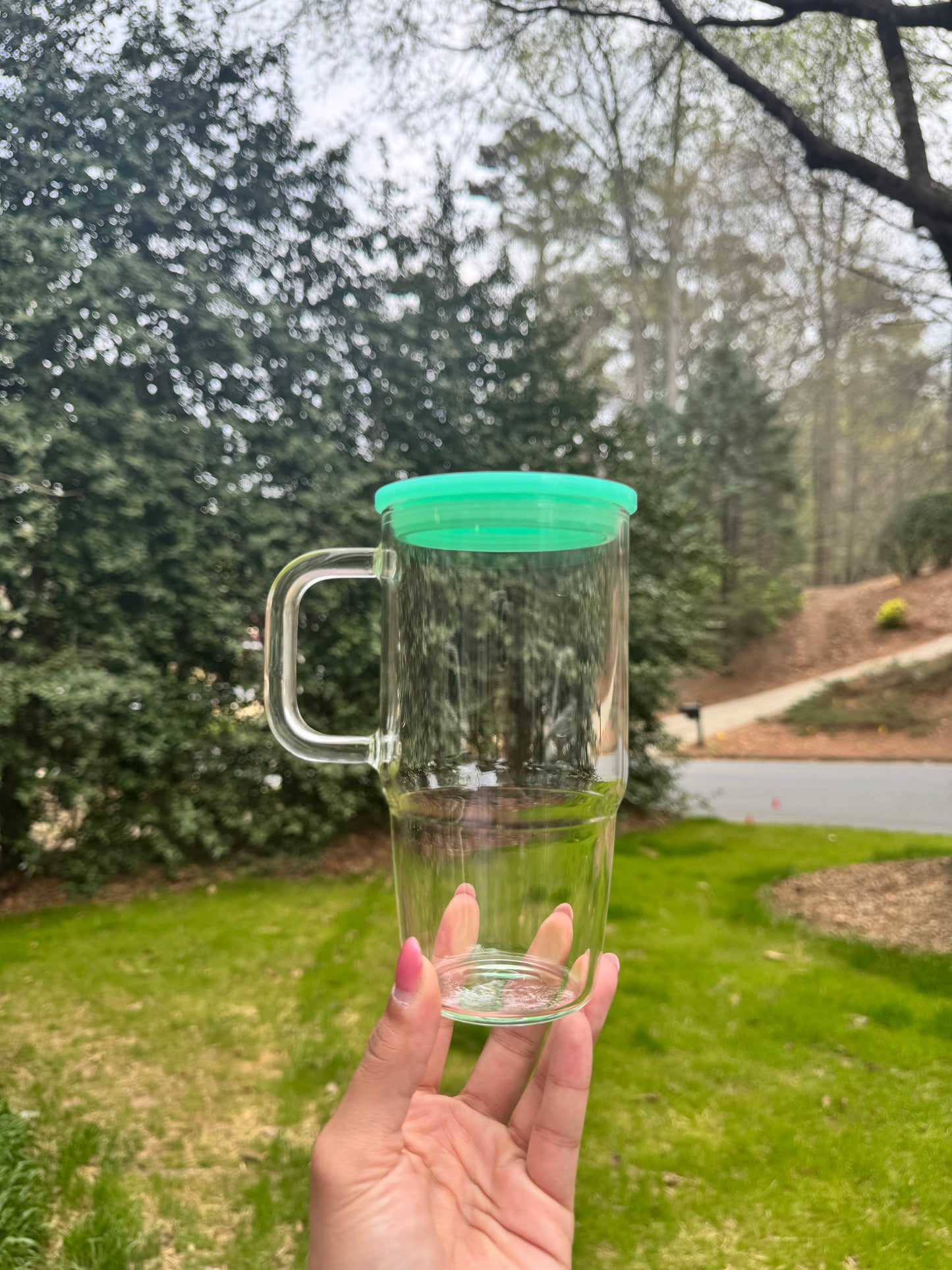 20oz Glass with Handle