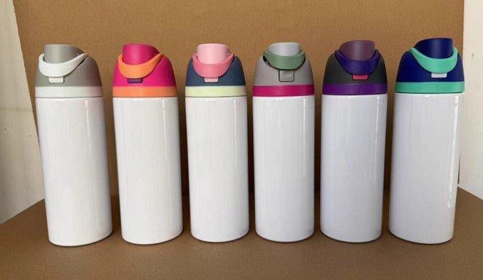 24oz Stainless Steel Sublimation Flip top Tumblers